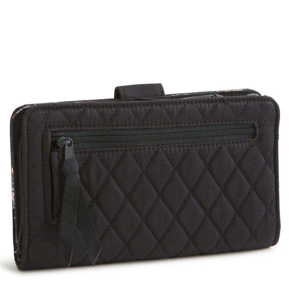 Vera Bradley Turnlock Wallet - Moonless Night Premium Cotton - NWT - Picture 3 of 9
